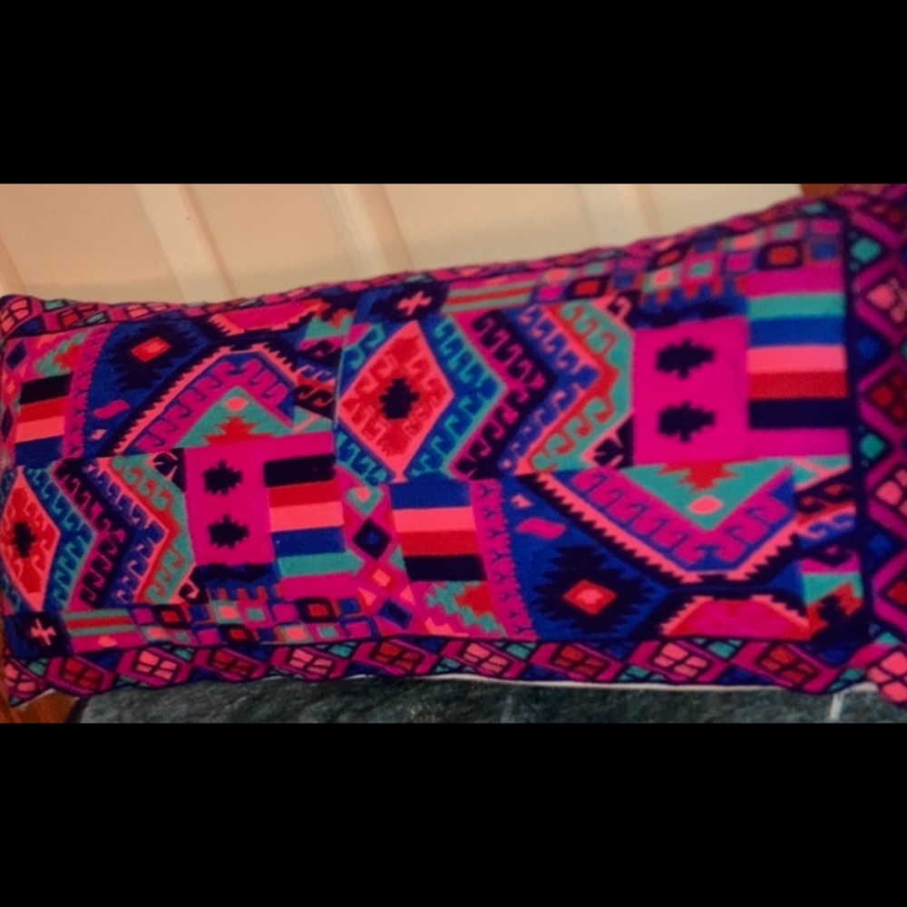 Rainbow Design Decorative Rectangle Accent Pillow